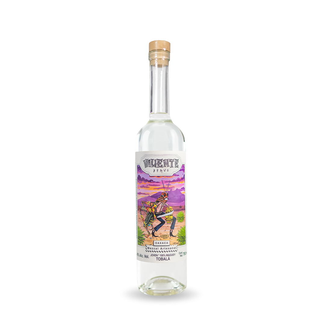Tobalá  Mezcal Artesanal Valiente Bravo | 750ml | 45% Alc | Product of Oaxaca