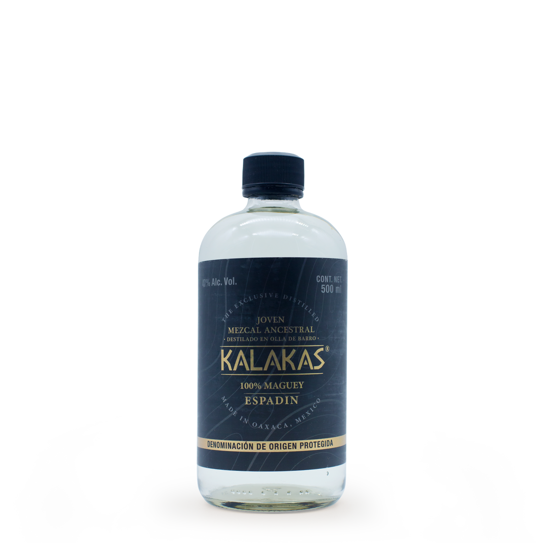 Mezcal Ancestral Kalakas Joven Espadín | 500ml| 48% Alc. Vol. | Product of Oaxaca