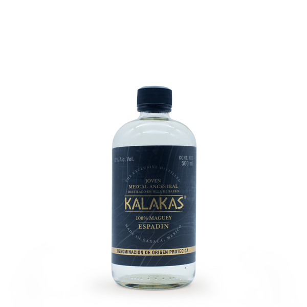 Mezcal Ancestral Kalakas Joven Espadín | 500ml| 47% Alc. Vol. | Product of Oaxaca