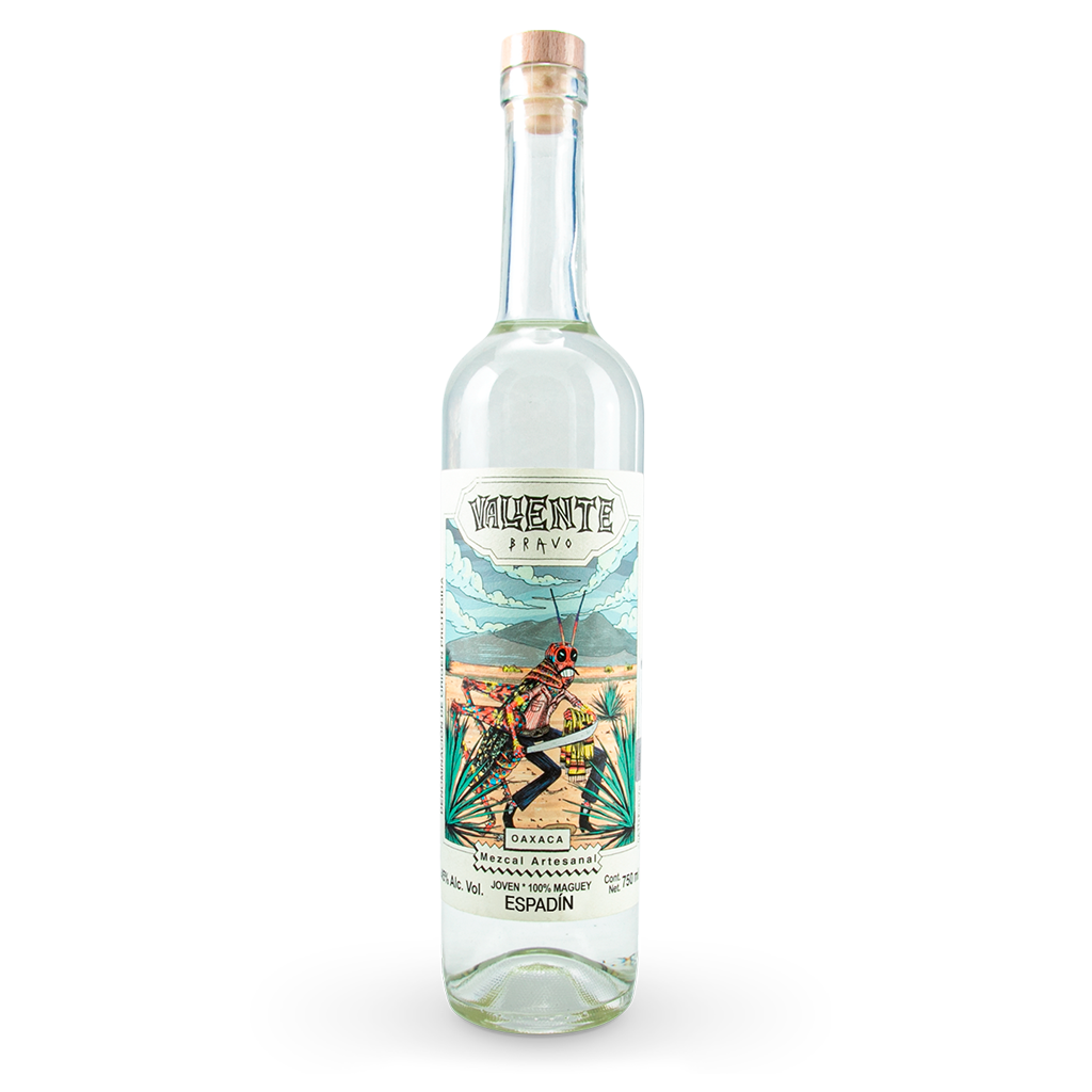 Espadín  Mezcal Artesanal Valiente Bravo| 750ml  | 42% Alc  | Product of Oaxaca